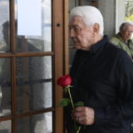 Jiří Krampol, herec, poslední rozloučení, pohřeb, Josef Abrhám—Funeral of Czech actor Josef Abrham