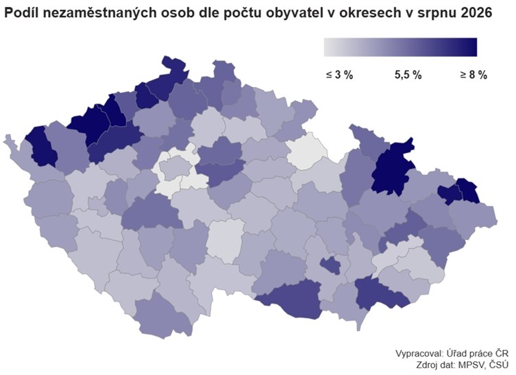 nezamestnanost okrey
