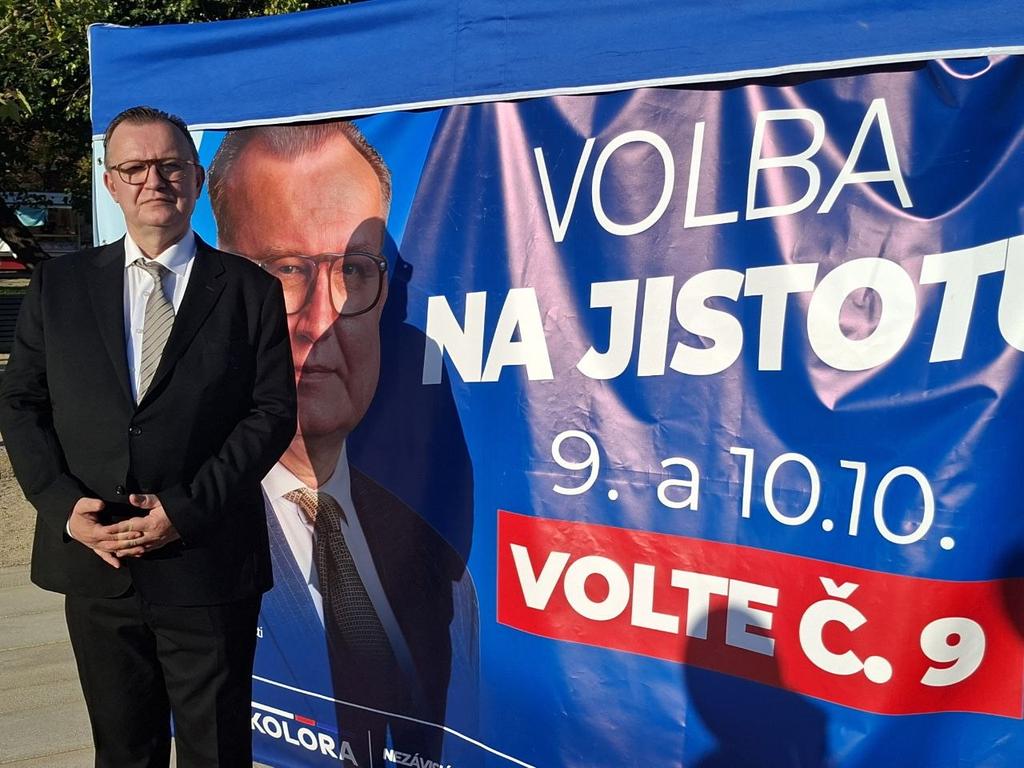 slama volby